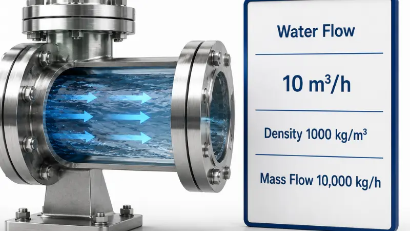 Water flow conversion example from 10 cubic meters per hour to 10000 kilograms per hour Water flow conversion example from 10 cubic meters per hour to 10000 kilograms per hour